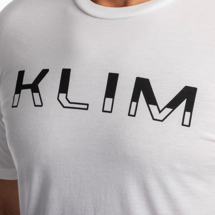 KLIM PETROL TRI-BLEND TEE - WHITE - BLACK