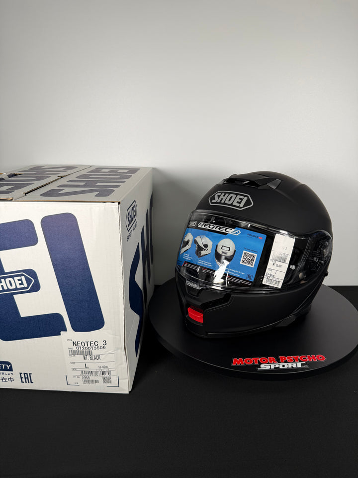 Shoei Neotec 3 Modular Helmet - Matte Black - Size Large - USED / GOOD - FINAL SALE / NO RETURNS