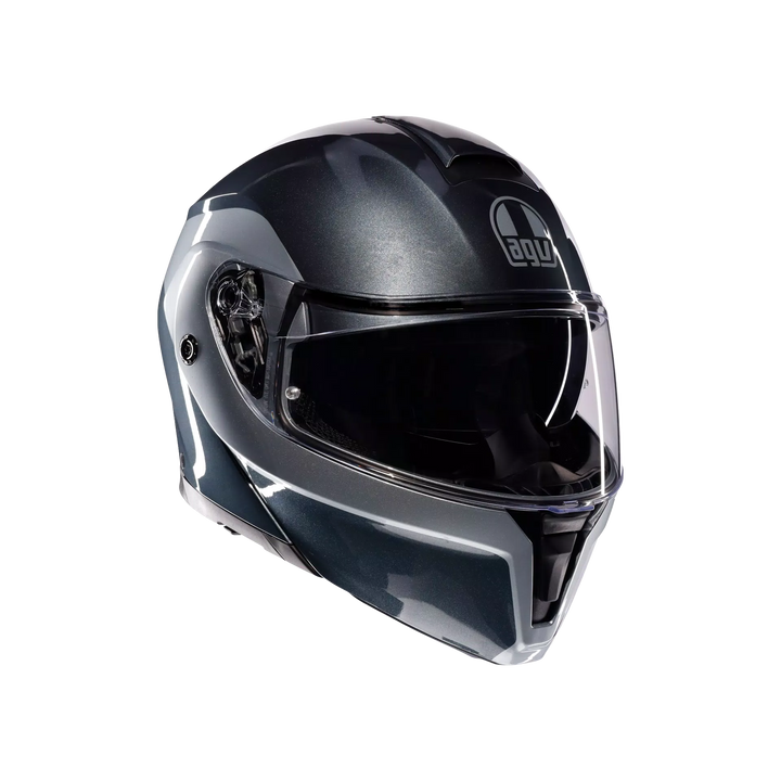 AGV Streetmodular Helmet - Levico Grey/Silver