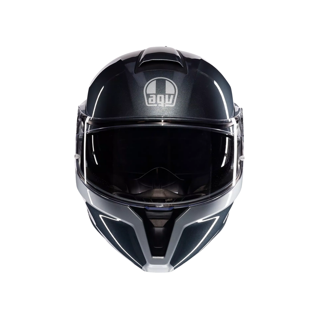 AGV Streetmodular Helmet - Levico Grey/Silver