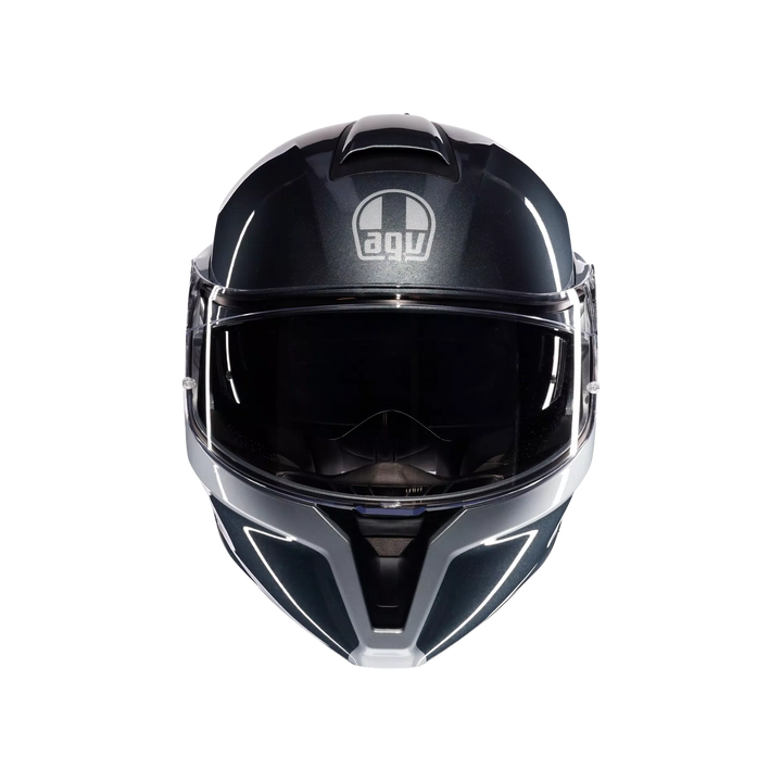 AGV Streetmodular Helmet - Levico Grey/Silver