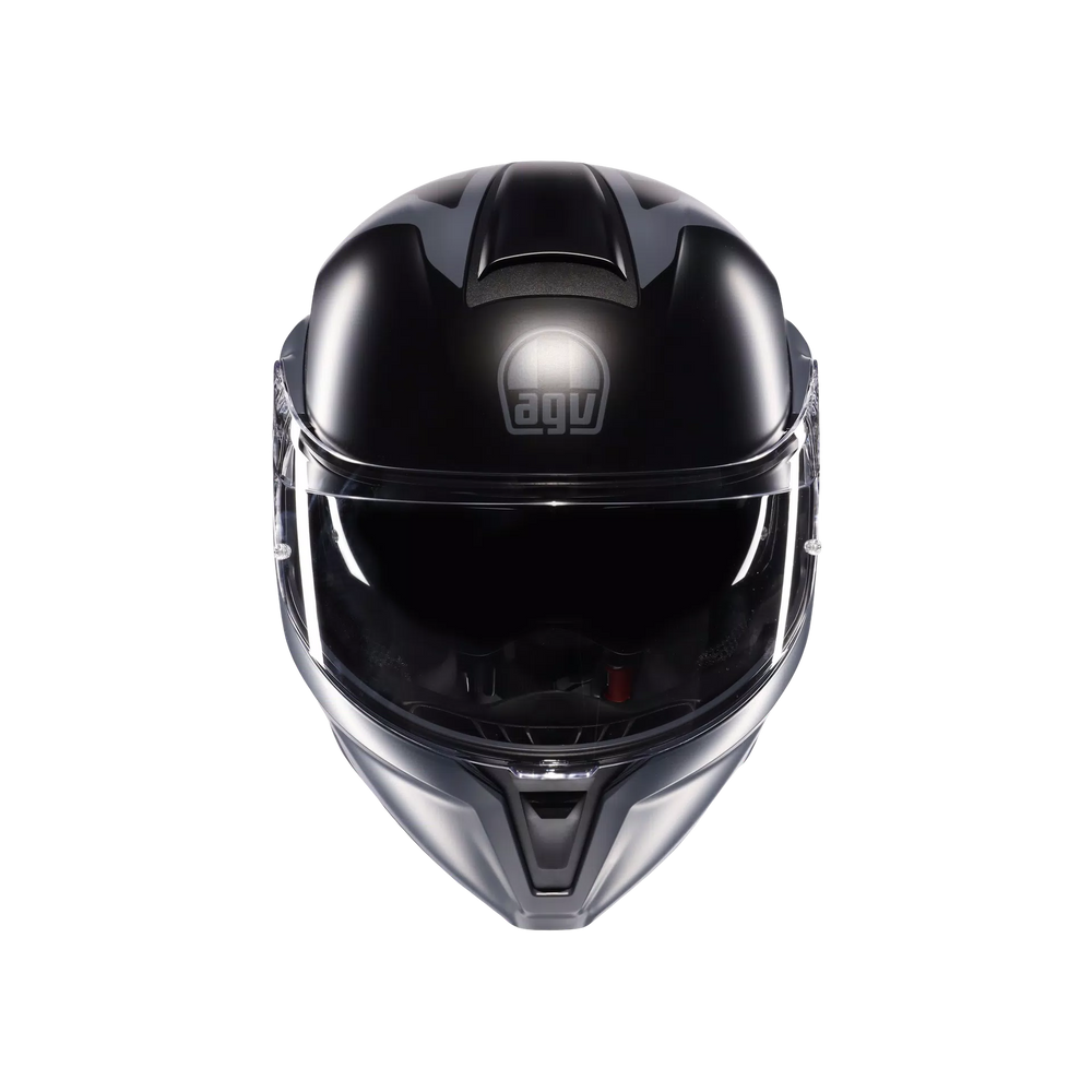 agv k1 gloss black helmet AGV Streetmodular Helmet