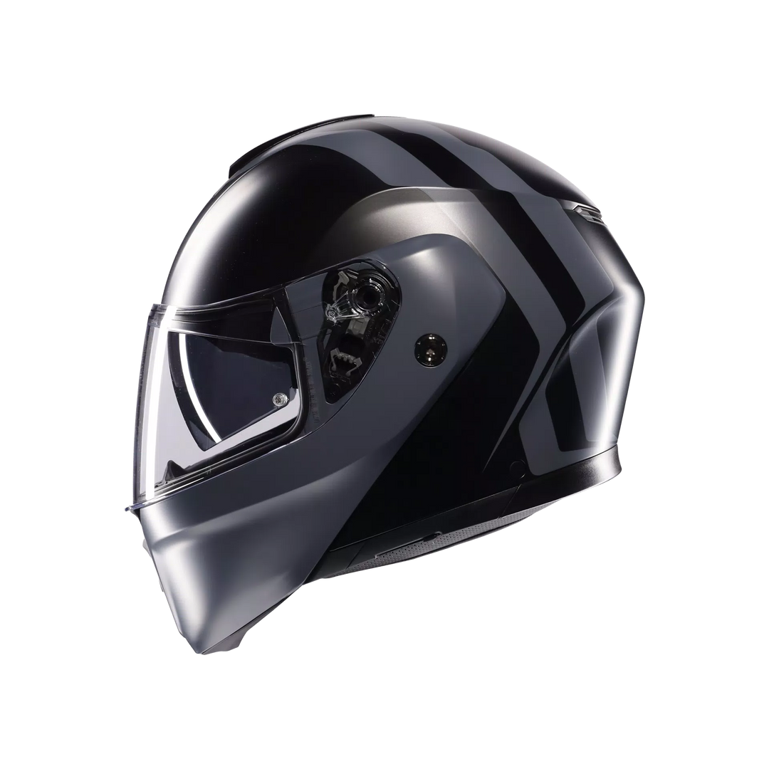 AGV Streetmodular Helmet - Resia Matte Black/Grey