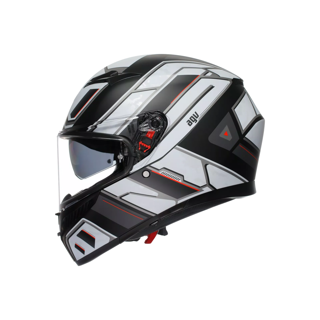 AGV K3 Helmet - Rivia Matte Black/White 2XL AGV K3 Helmet - Rivia Matte Black/White 2XL
