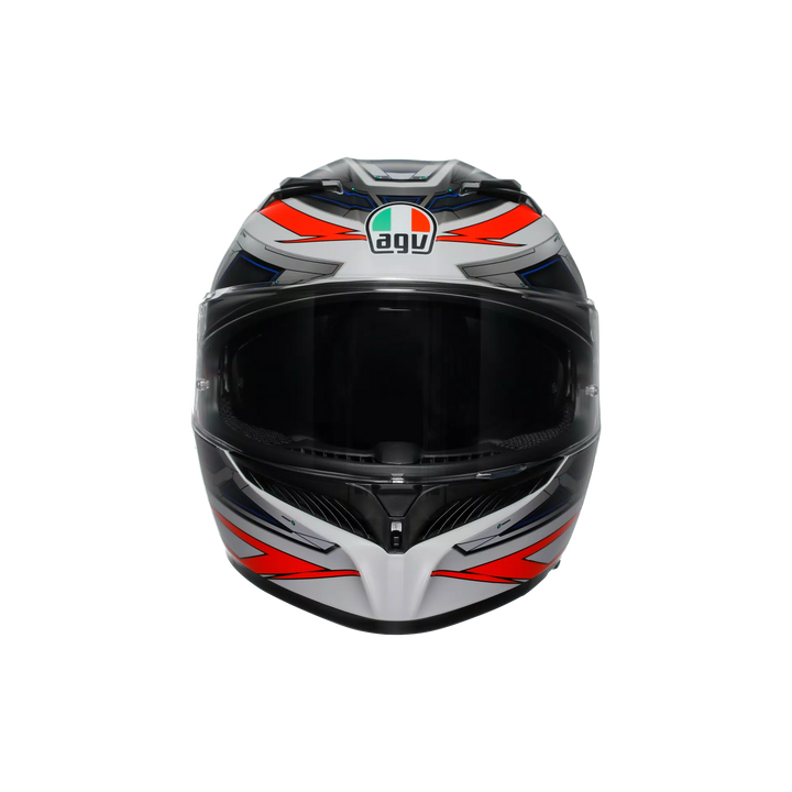 AGV K3 Helmet - Space Matte Black White/Red Fluo
