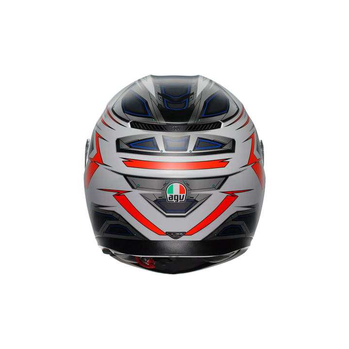 AGV K3 Helmet - Space Matte Black White/Red Fluo