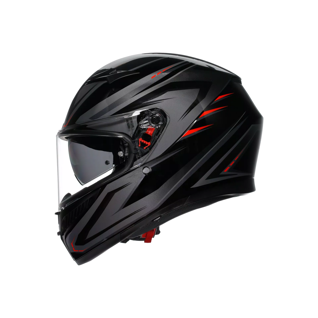 AGV K3 Syth Helmet - Black/Red
