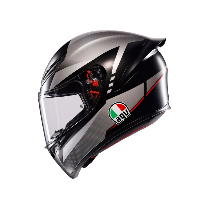 AGV K1 S Helmet - Lap Matte Black/Grey/Red