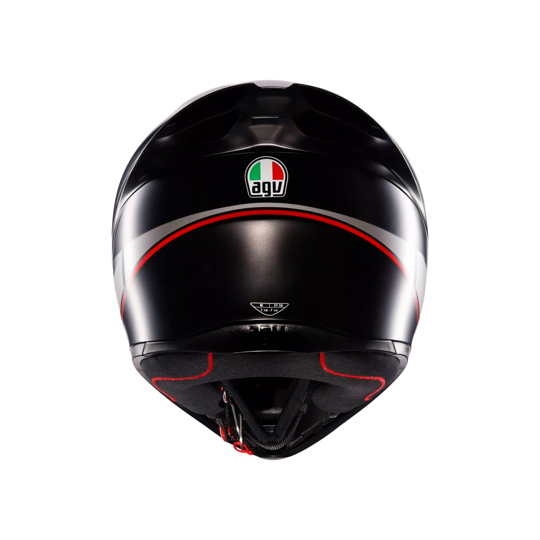 AGV K1 S Helmet - Lap Matte Black/Grey/Red