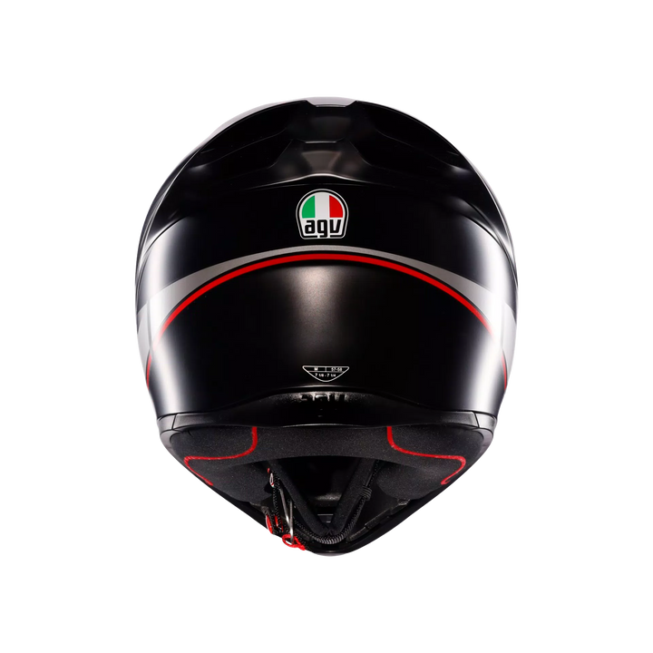 AGV K1 S Helmet - Lap Matte Black/Grey/Red