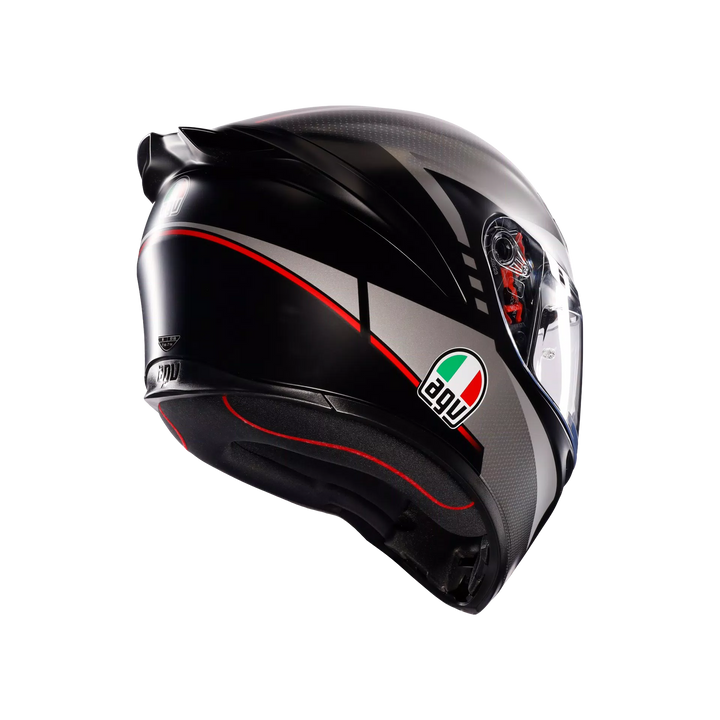 AGV K1 S Helmet - Lap Matte Black/Grey/Red