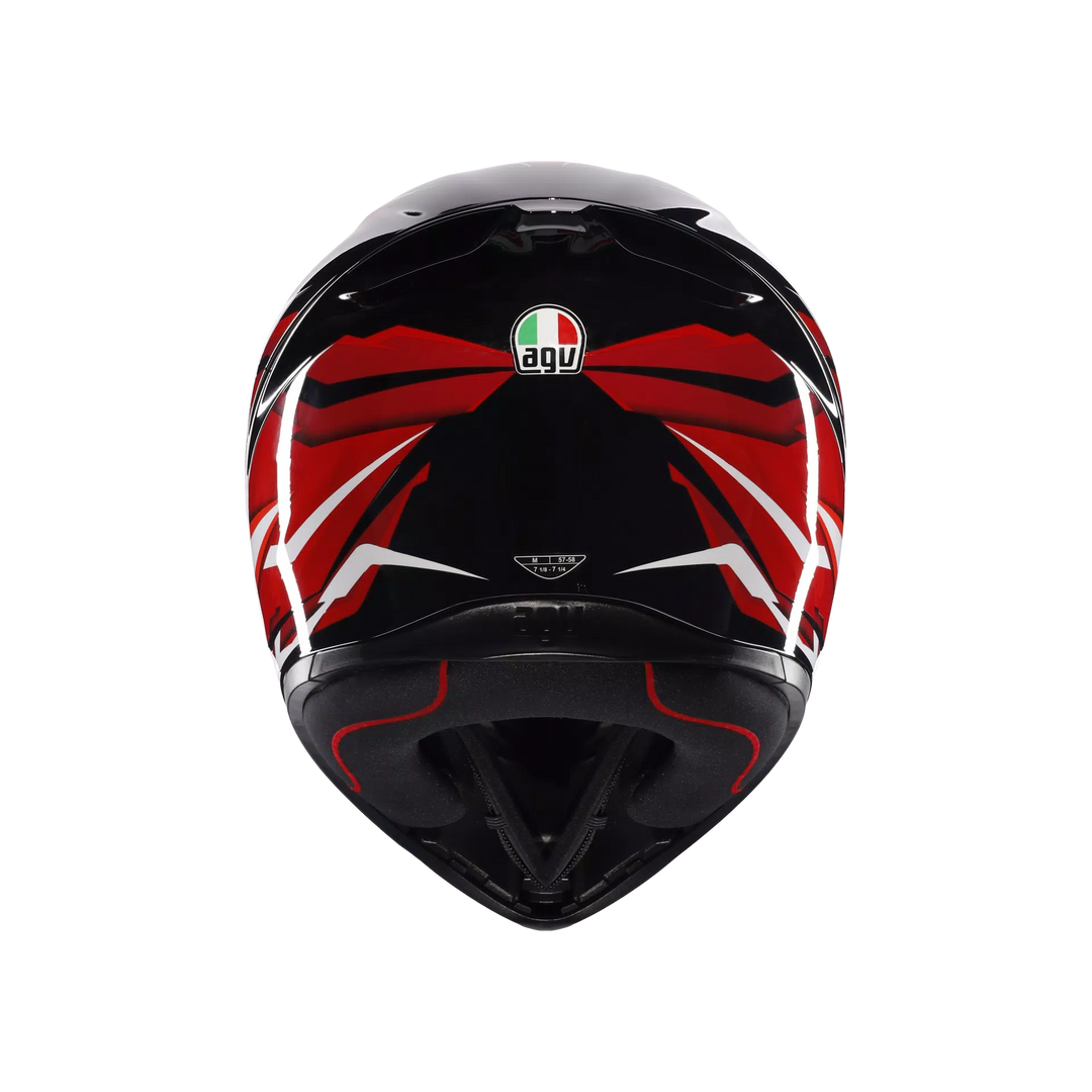 AGV K1 S Helmet - Lion Black/Red/White