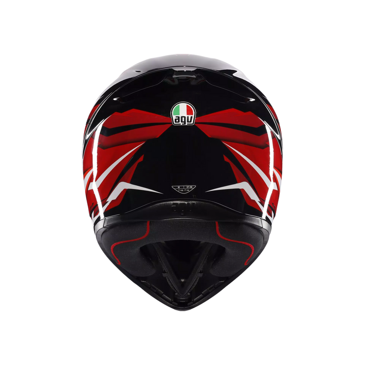 AGV K1 S Helmet - Lion Black/Red/White