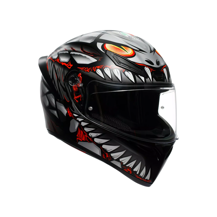 AGV K1 S Helmet - Lyzard Matte Black/Gray/Red