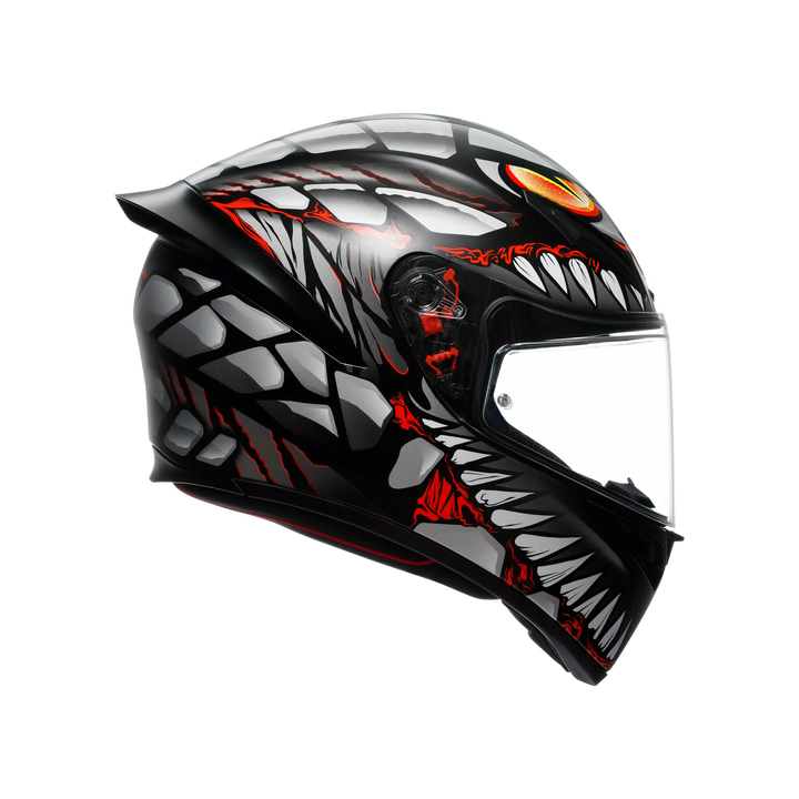 AGV K1 S Helmet - Lyzard Matte Black/Gray/Red