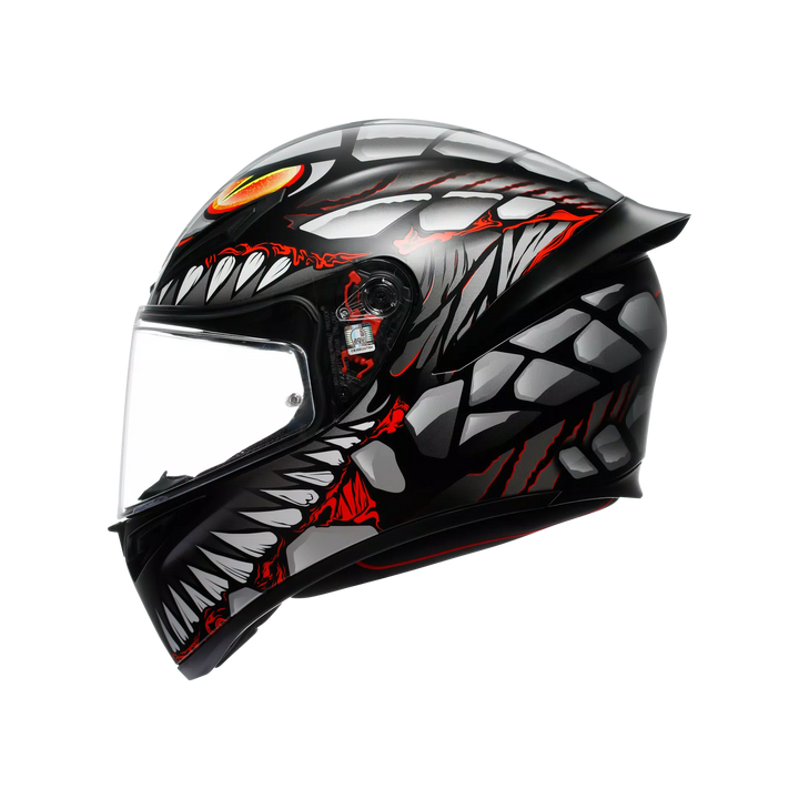 AGV K1 S Helmet - Lyzard Matte Black/Gray/Red