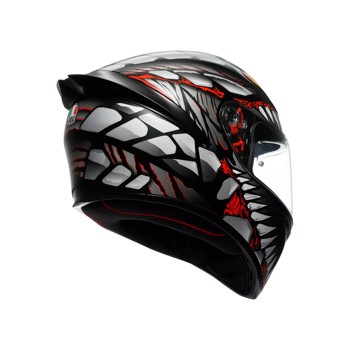 AGV K1 S Helmet - Lyzard Matte Black/Gray/Red