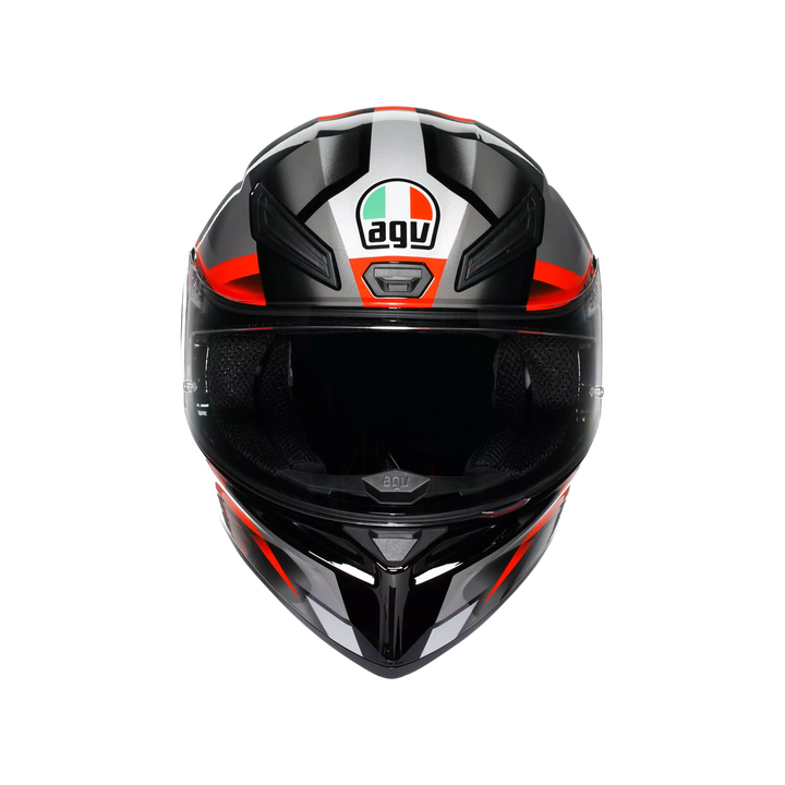 AGV K1 S Helmet - Fastlap Black/Gray/Red