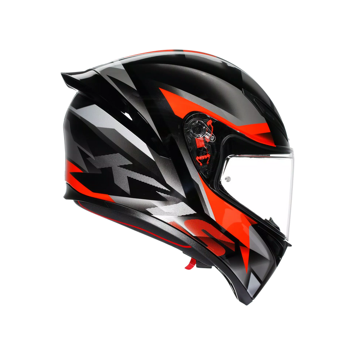 AGV K1 S Helmet - Fastlap Black/Gray/Red