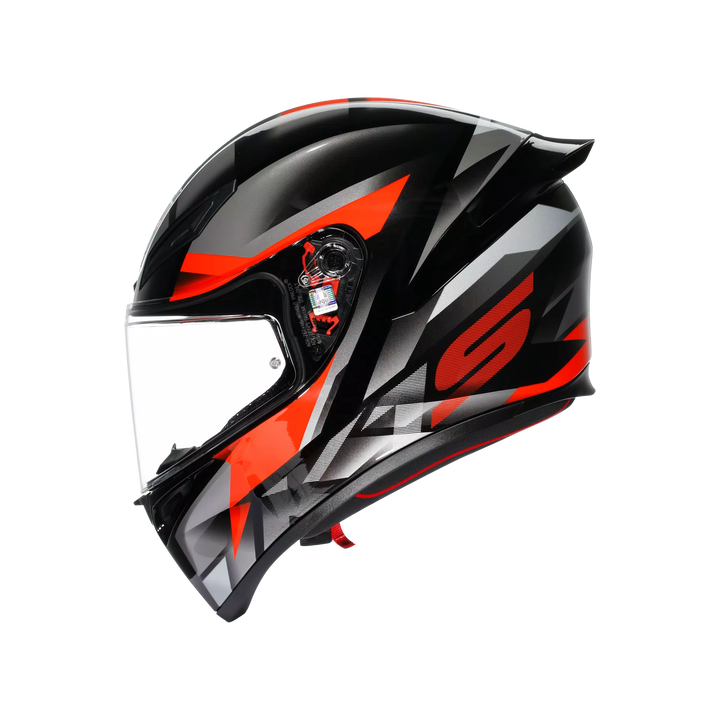 AGV K1 S Helmet - Fastlap Black/Gray/Red