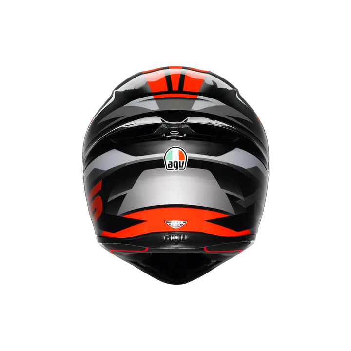 AGV K1 S Helmet - Fastlap Black/Gray/Red