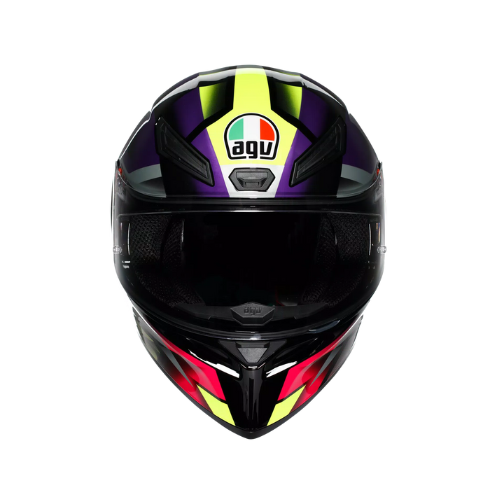 AGV K1 S Helmet - Fastlap Black/Purple/Pink
