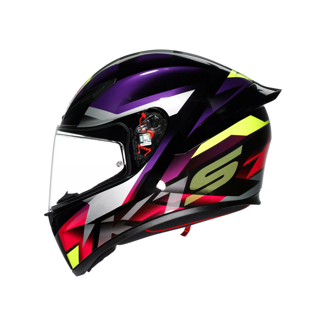 AGV K1 S Helmet - Fastlap Black/Purple/Pink