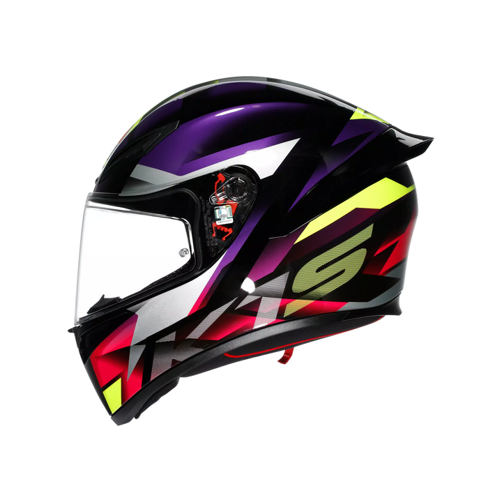 AGV K1 S Helmet - Fastlap Black/Purple/Pink