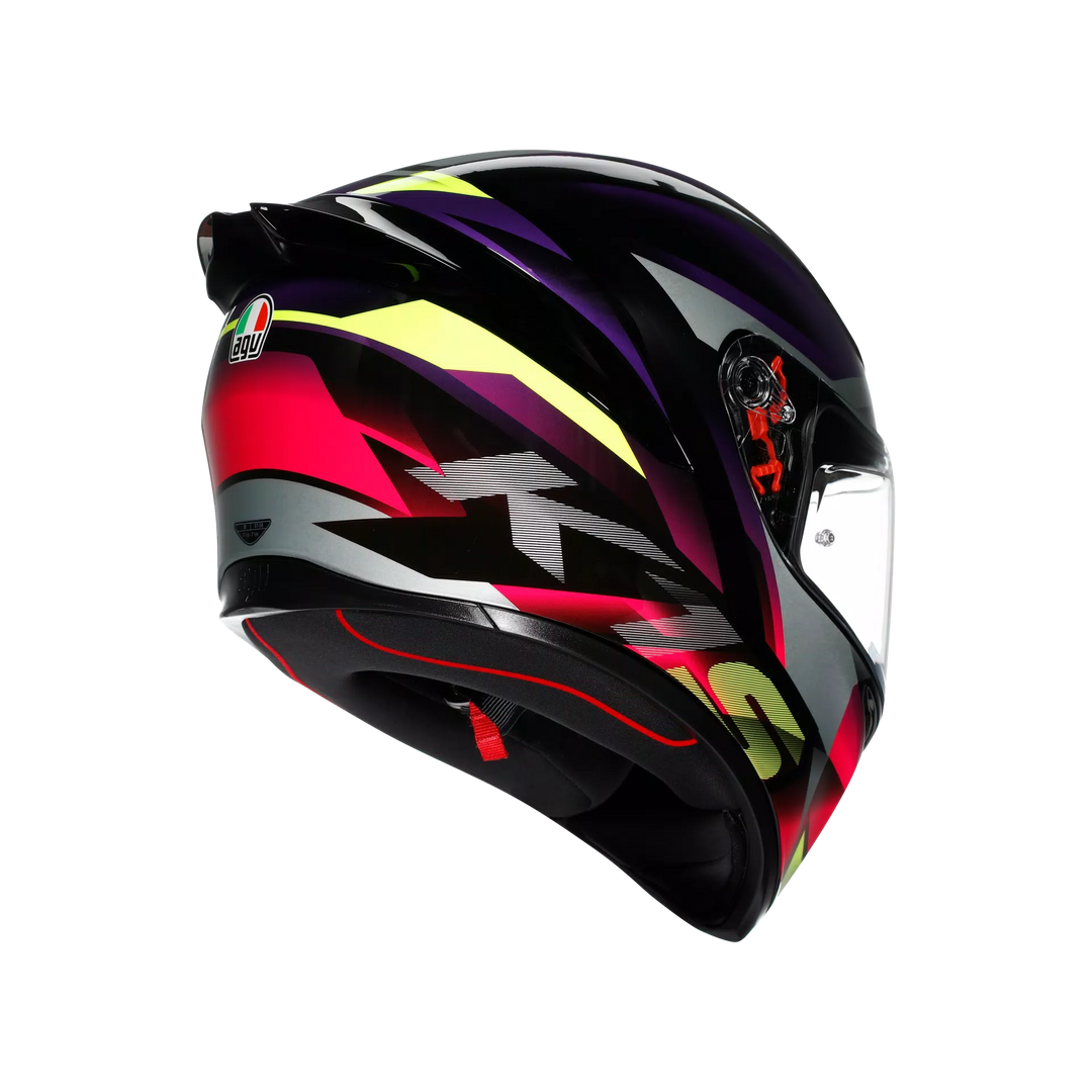 AGV K1 S Helmet - Fastlap Black/Purple/Pink