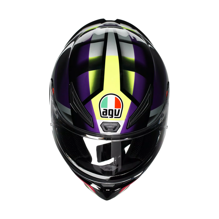 AGV K1 S Helmet - Fastlap Black/Purple/Pink