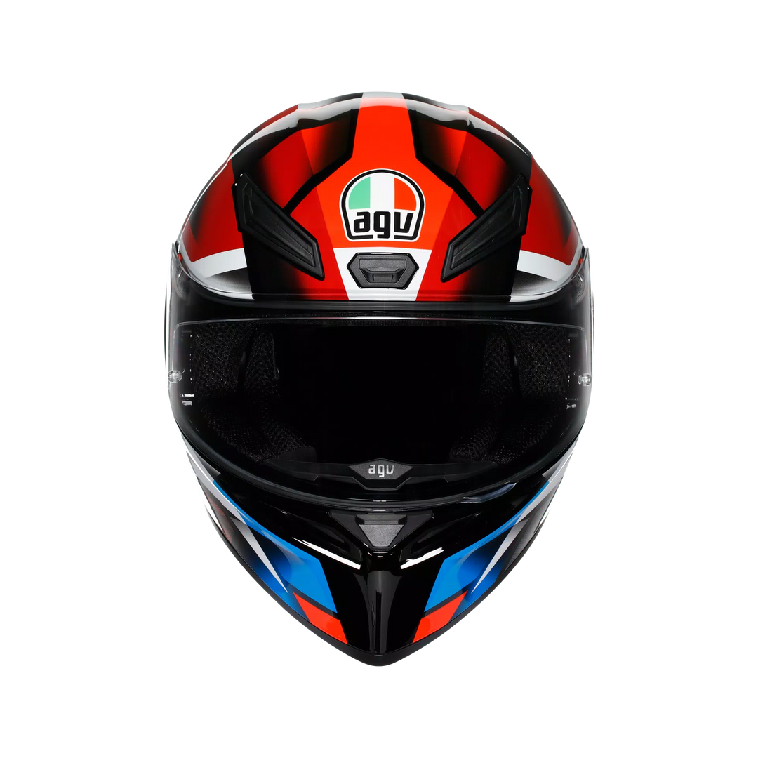 AGV K1 S Helmet - Fastlap Black/Red/Blue
