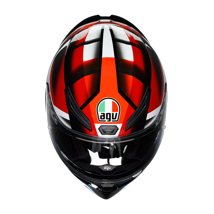 AGV K1 S Helmet - Fastlap Black/Red/Blue