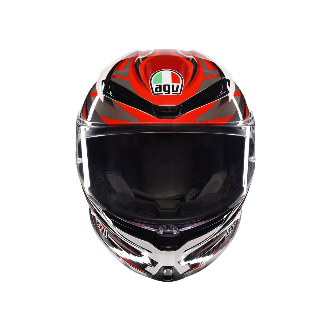 AGV K6 S Helmet - Reeval White/Red/Grey