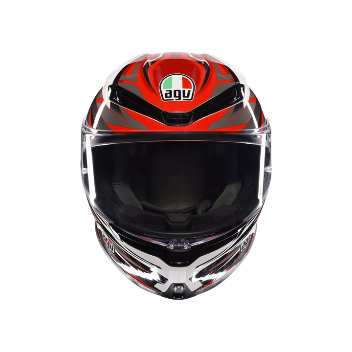 AGV K6 S Helmet - Reeval White/Red/Grey