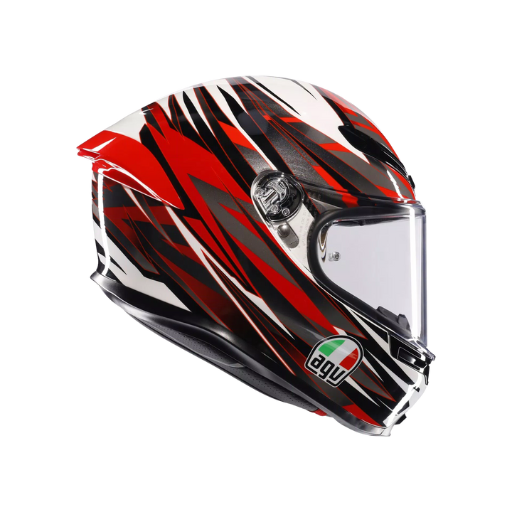 AGV K6 S Helmet - Reeval White/Red/Grey