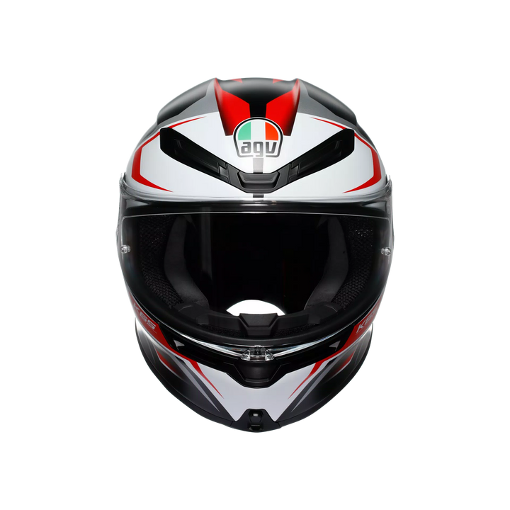 AGV K6 S Helmet - Karve Matte Black/White/Red