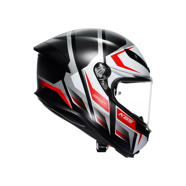 AGV K6 S Helmet - Karve Matte Black/White/Red