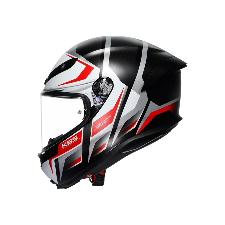 AGV K6 S Helmet - Karve Matte Black/White/Red