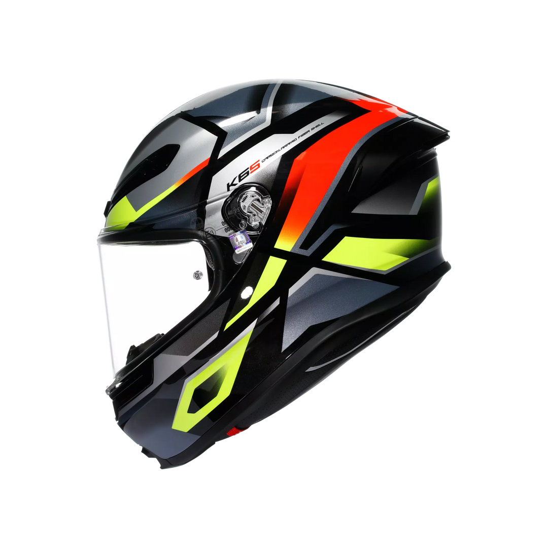 agv k6 sizes AGV K6 S Erazer Black/Red/Yellow Fluo Helmet XL