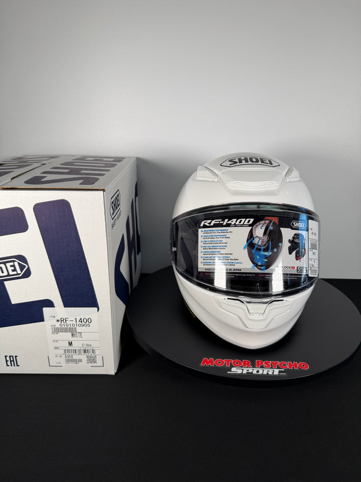 Shoei RF-1400 Helmet - White - Size M - USED / OPEN BOX