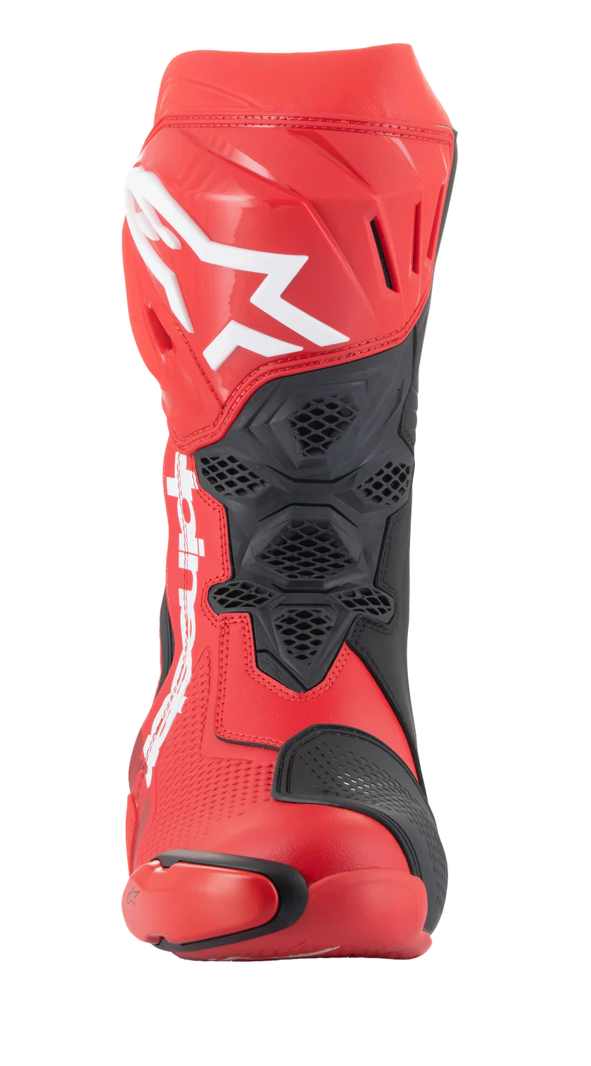 Alpinestars Supertech R Boots - Bright Red/Red Fluo