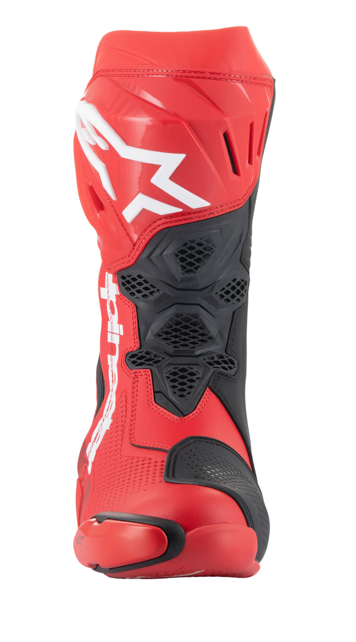 Alpinestars Supertech R Boots - Bright Red/Red Fluo
