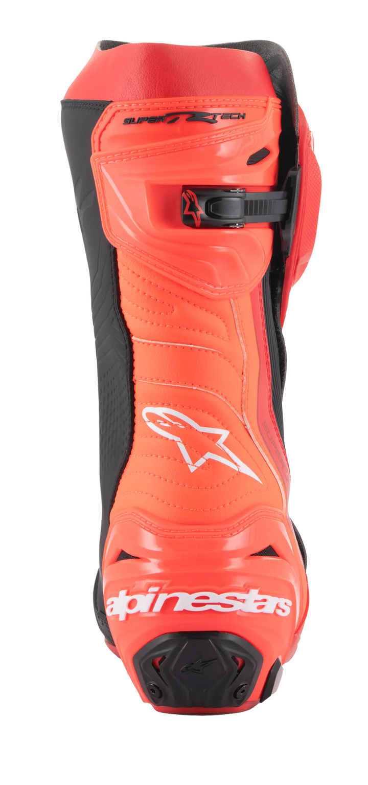 Alpinestars Supertech R Boots - Bright Red/Red Fluo