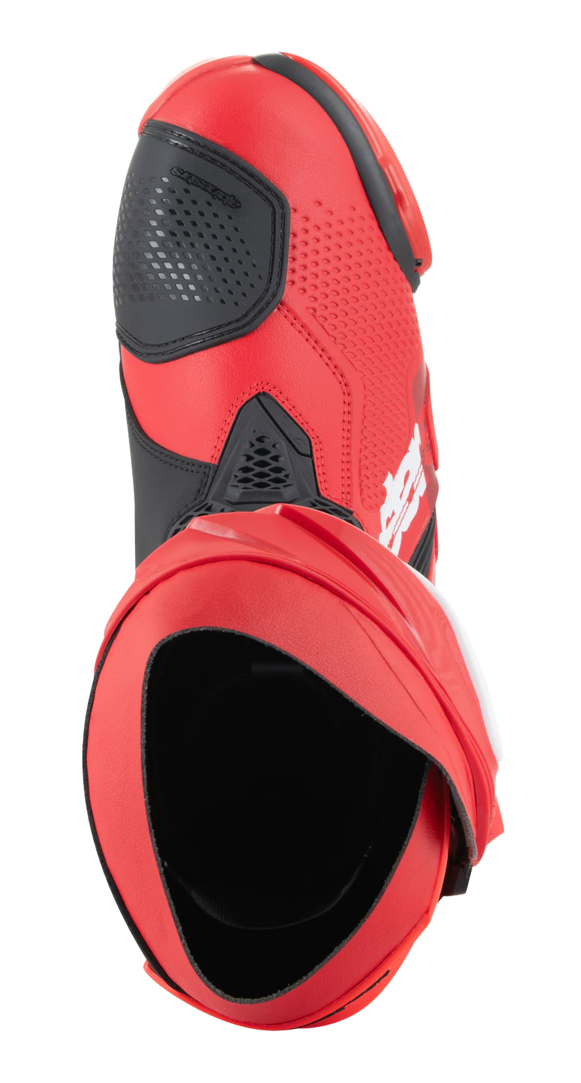 Alpinestars Supertech R Boots - Bright Red/Red Fluo