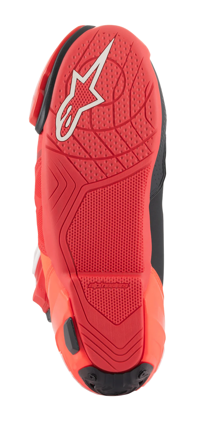 Alpinestars Supertech R Boots - Bright Red/Red Fluo