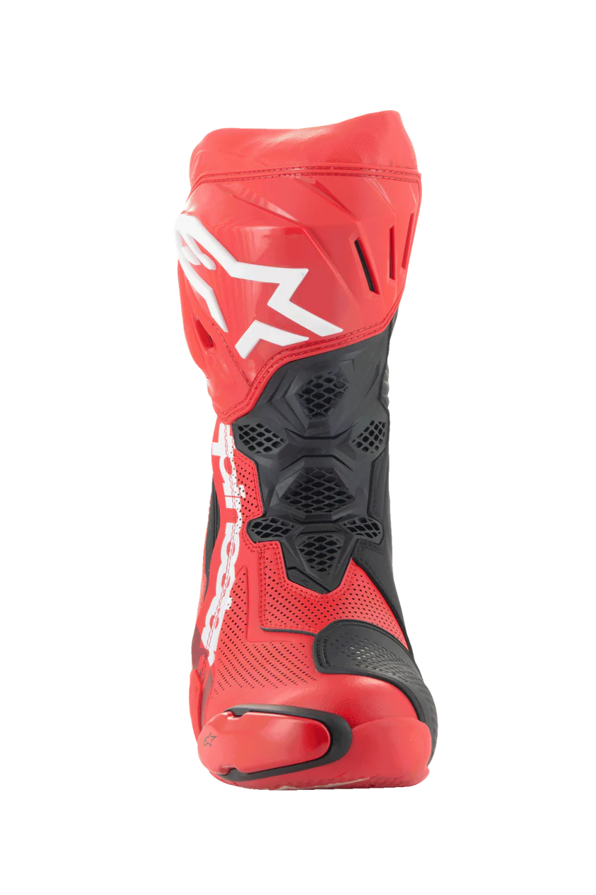 Alpinestars Supertech R Vented Boots - Bright Red/Red Fluo