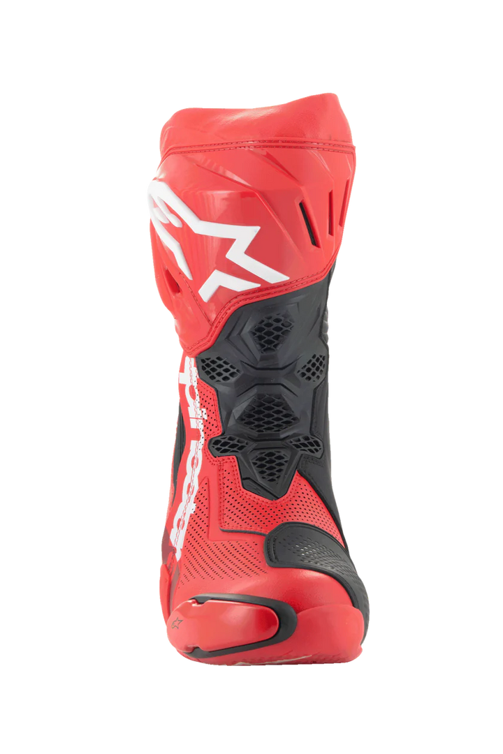 Alpinestars Supertech R Vented Boots - Bright Red/Red Fluo