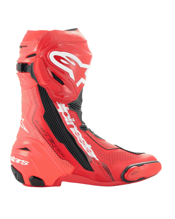Alpinestars Supertech R Vented Boots - Bright Red/Red Fluo
