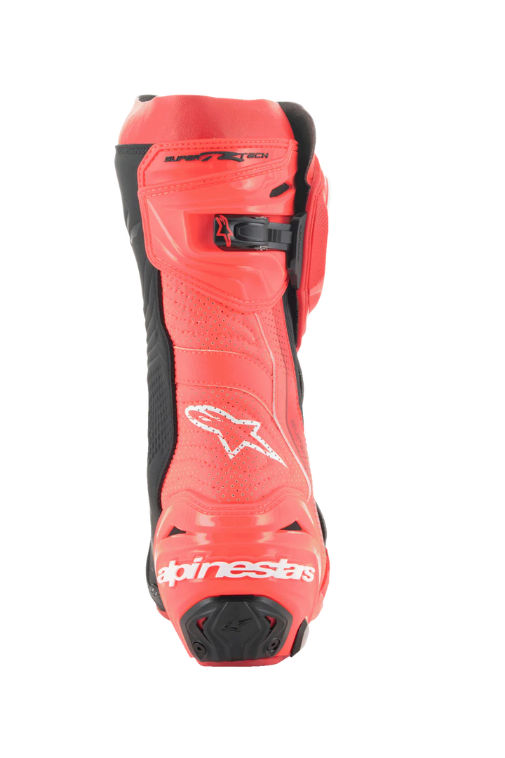 Alpinestars Supertech R Vented Boots - Bright Red/Red Fluo
