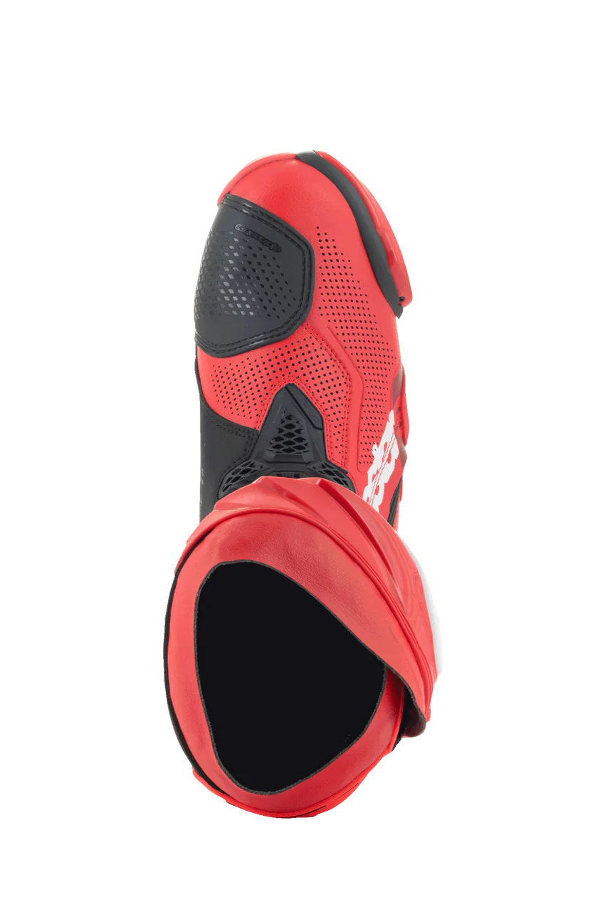 Alpinestars Supertech R Vented Boots - Bright Red/Red Fluo